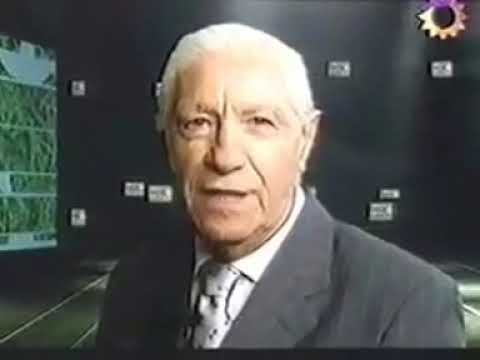 08.12.2004. Copa Sudamericana 2004. Final. Bolivar - Boca Juniors. Macaya analiza con el Telebeam