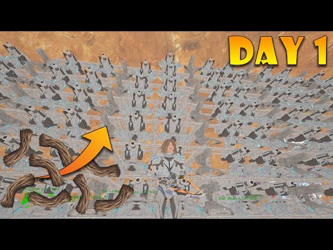 Spending 24hrs on a Fibercraft Server - Duo this is what happens... | Ark E1