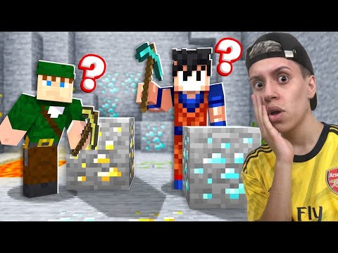 ENCONTRAMOS DIAMANTE NA CAVERNA DA VILA!! MINECRAFT ERA DA REDSTONE #02