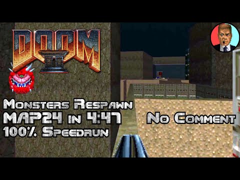 [World Record] UV Respawn Speedrun of Doom 2 Map 24 in 4:47 {No Comment}