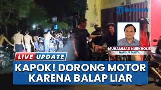 Balap Liar di Tuban Digagalkan, Remaja Dihukum Dorong Motor 4 Km