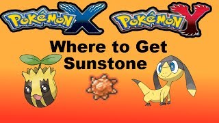 Pokemon X And Y Where/HOW To Get Sun Stone