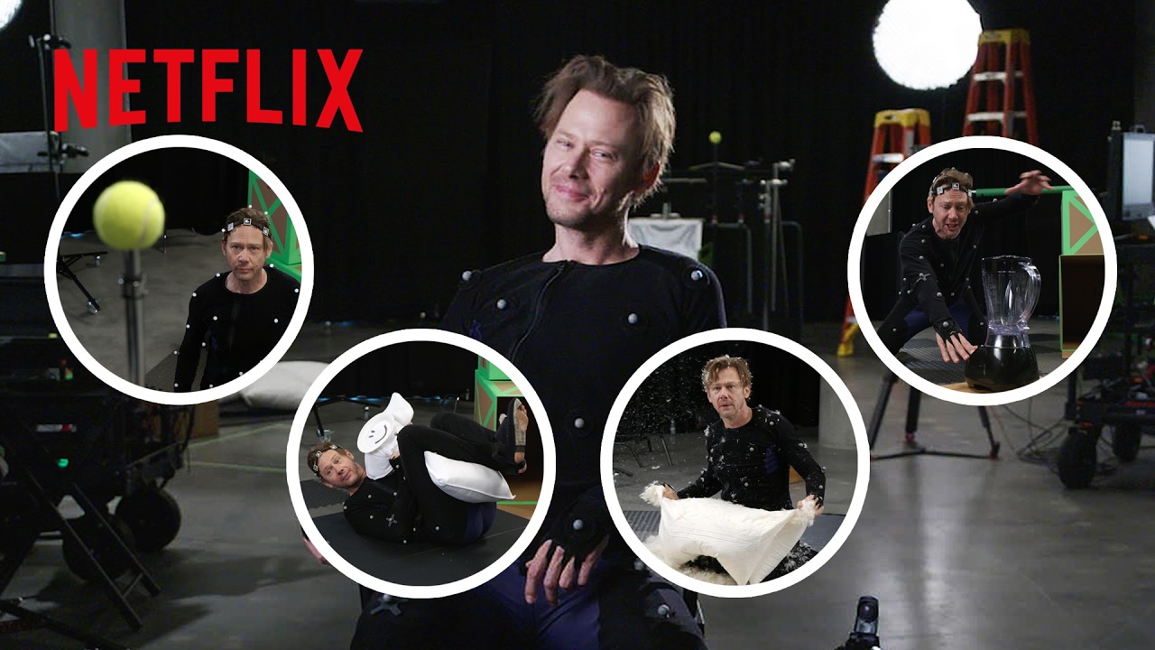 Jimmi Simpson Performs Abaddon in Mocap | Haunted Hotel | Netflix