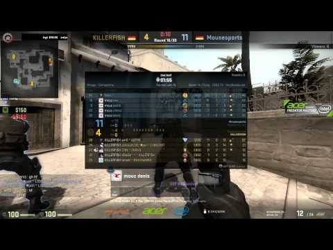 APM 2015: KillerFish vs Mousesports (Mirage)