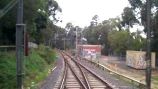 preview picture of video 'Drivers View From 901M X'Trapolis - Upper Ferntree Gully To Belgrave...'