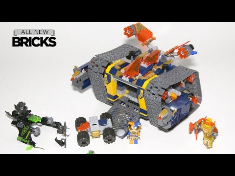 Vidéo LEGO Nexo Knights 72006 : L'arsenal sur chenilles d'Axl