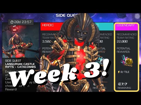 Langurian Castle Rifts Catacombs: Legendary Morningstar Boss! | Marvel Contest of Champions