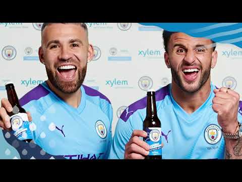 Raining Champions Beer with @ManCity and @XylemInc
