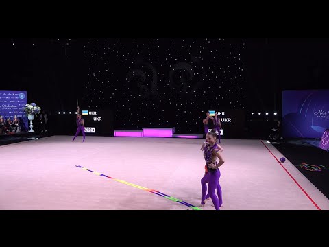 Group Team Ukraine 3 Ribbons/2 Balls AA 31,450 - FIG International Tournament "Miss Valentine 2023"