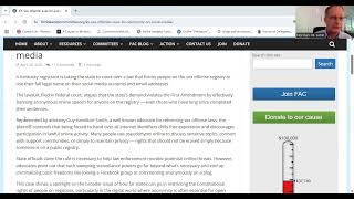 May 1, 2025 - Kentucky Man On Sex Offender Registry Sues For Right To Be Anonymous Online!