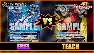 One Piece TCG: Match Analysis and Breakdown - P Enel VS BY Teach (Season 1 BCGFest 2026-27, East)