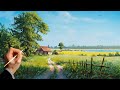 Satisfying ART Spring Landscape Easy Painting For Beginners Music Kreativität Kunst Malerei