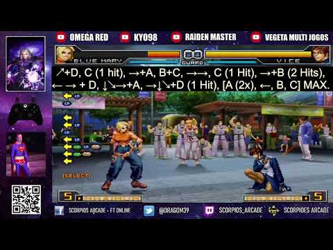 KOF 2002 UM - Blue mary super combo (tutorial)
