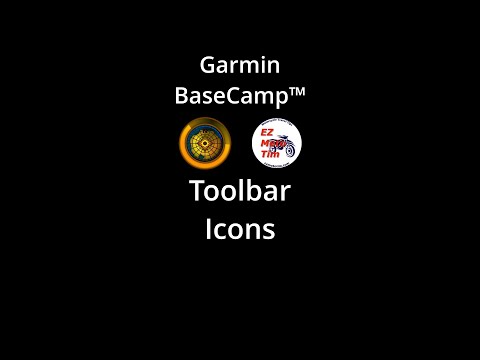 Introduction to Garmin BaseCamp™ Toolbar Icons