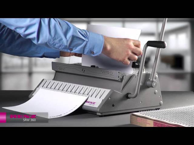 رينز جهاز تخريم وتجليد بالكعوب السلكية حتى 125 ورقة