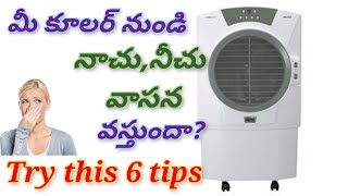 How to remove air cooler bad smell with these 6 Effective Tips |Saradha akka Telugu ||