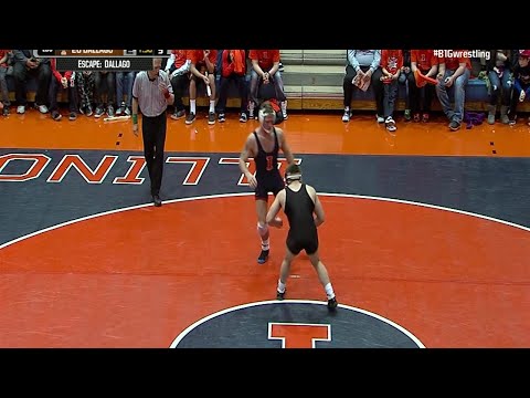 Big Ten Rewind: 2013 Wrestling - 184 LBs - Iowa's Ethen Lofthouse vs. Illinois' Tony Dallago