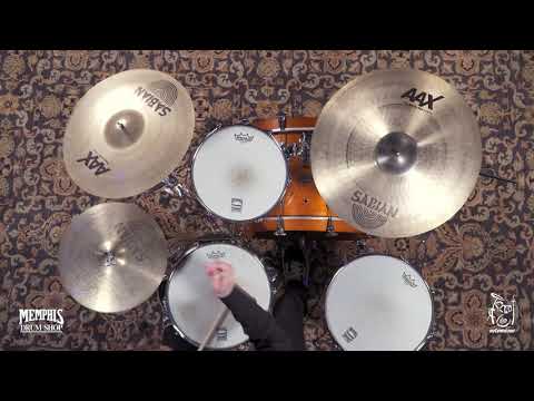 Used Sabian 17" AAX Stage Crash Cymbal - Brilliant - 1328g (U21708XB-1013021J)