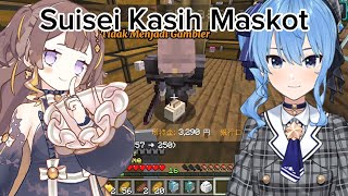 Suisei kasih Maskot ke Anya! [Hololive] [Suisei] [Anya]