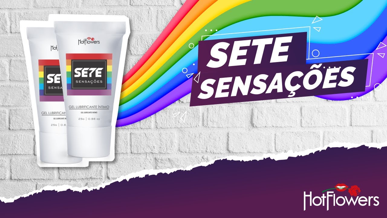 Gel Deslizante Lubri-ficante Sete 7 Sensações Hot Flowers 25g E