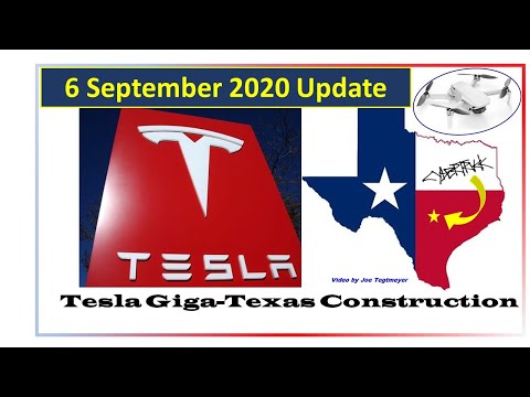 Tesla Gigafactory Texas 6 September 2020 Construction Update