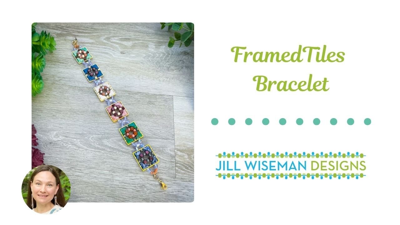 Free Project: Framed Tiles Bracelet by Danielle Wickes (Les Perles par Puca)