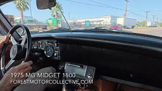 Video Thumbnail for 1975 MG Midget 1500