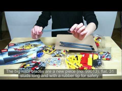 Vidéo LEGO Technic 9396 : L'hélicoptère