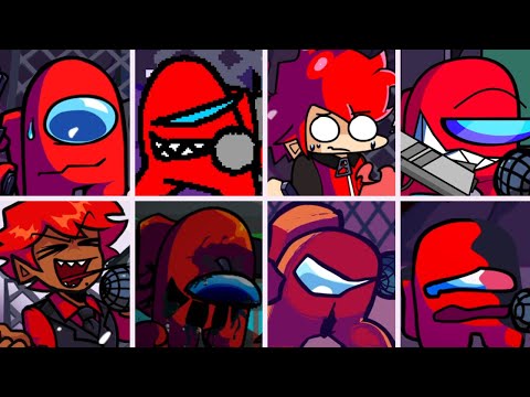 Friday Night Funkin' - Sabotage but everytime it's Red Impostor turn a Different Skin Mod is used