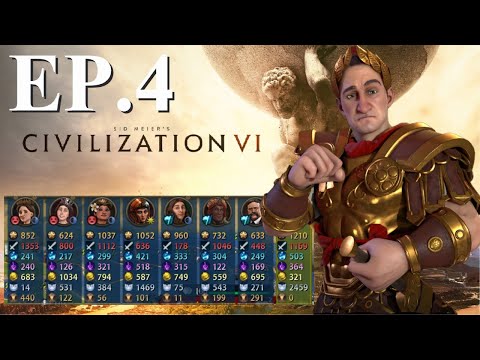🔴 Difficult World Dom | Rome | Civilization 6 Ep.4