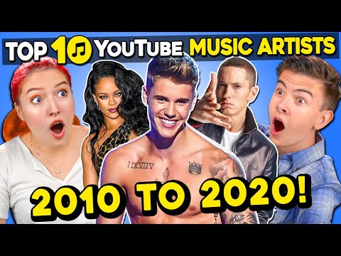 Generations React To Top 10 YouTube Music Artists of The Decade (Vevo)