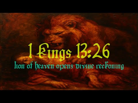 1 Kings 13:26