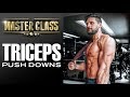 New Series! '3 MINUTE MASTERCLASS' | TRICEPS | Pushdowns (Fix Imbalances, Build Muscle)