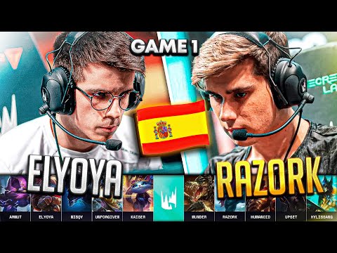 EL DUELO MAS ESPERADO ENTRE JUNGLAS ESPAÑOLES!! // FNC vs MAD // Game 1