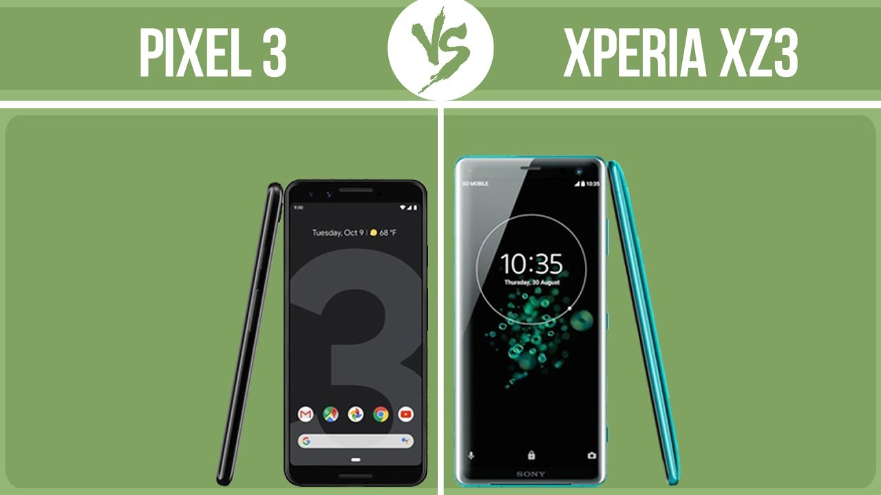 Google Pixel 3 vs Sony Xperia XZ3 ✔️