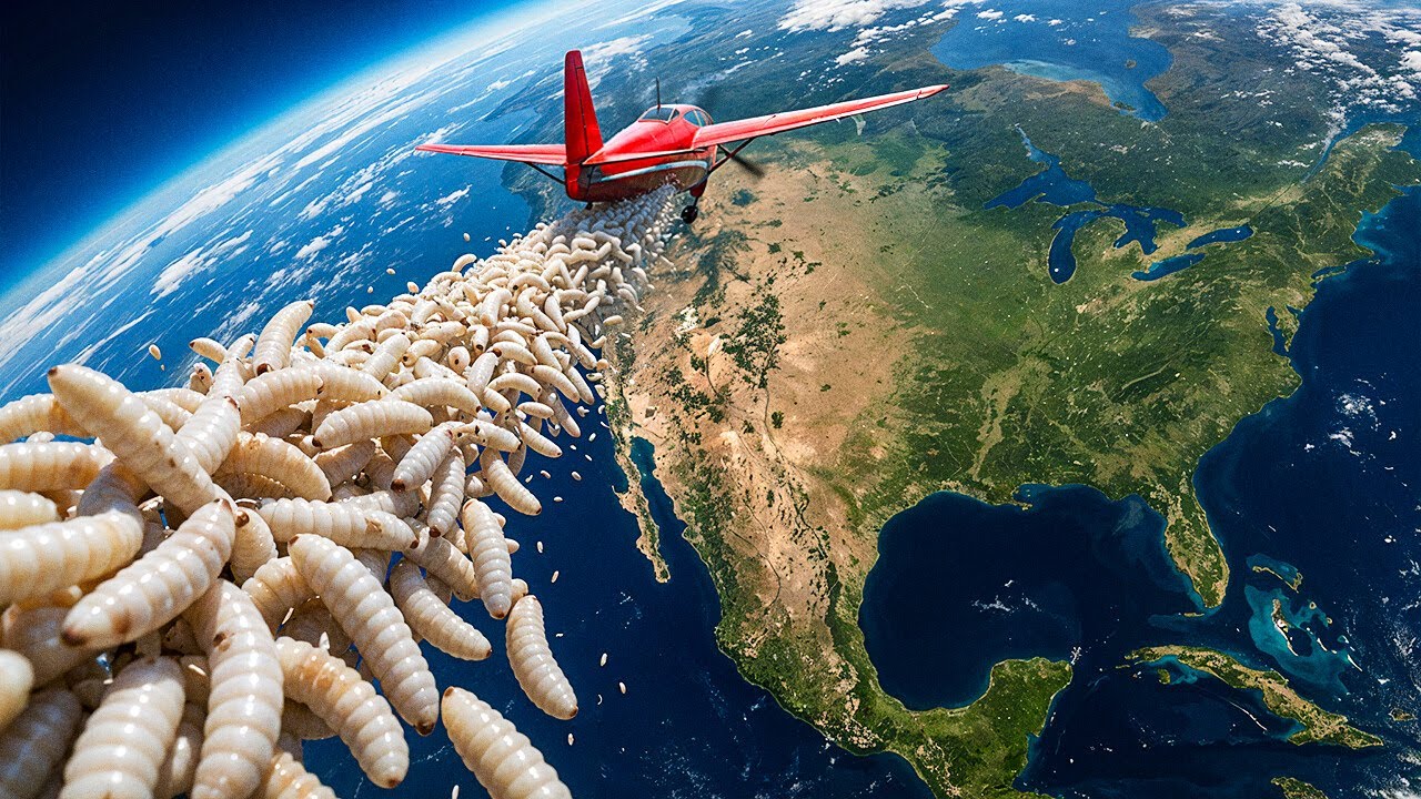 Why They Drop Millions of Worms from Planes Over America