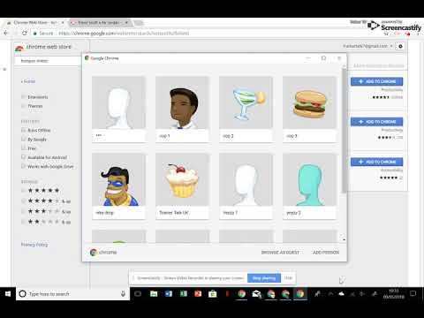 Multiple chrome users (multiple people jig) explained