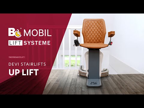 Der UP-Treppenlift für gerade und kurvige Treppen von B.MOBIL