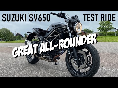 Suzuki SV650 test ride v-twin-powered fun!