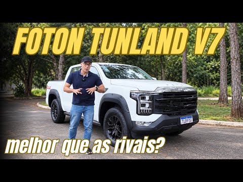 FOTON TUNLAND V7 híbrida LEVE: DESAFIA AS PICAPES TRADICIONAIS? VOCÊ COMPRARIA?