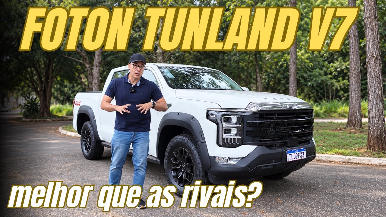 FOTON TUNLAND V7 híbrida LEVE: DESAFIA AS PICAPES TRADICIONAIS? VOCÊ COMPRARIA?