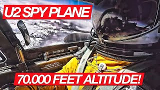 U2 Spy Plane | The Dragon Lady | Cockpit View At 70,000 Feet | Gary Sinise U2 Record