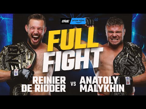 Anatoly Malykhin vs. Reinier de Ridder 1 | ONE Championship Full Fight
