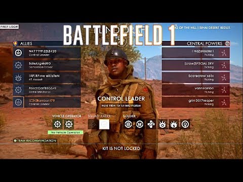 Battlefield 1 - Incursions Gameplay Sinai Desert (No Commentary)