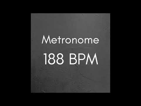 188 BPM Metronome for Better Practice
