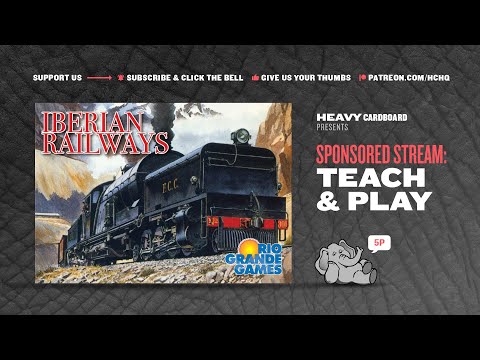 Iberian Railways - 4p Teaching & Play-through by Heavy Cardboard