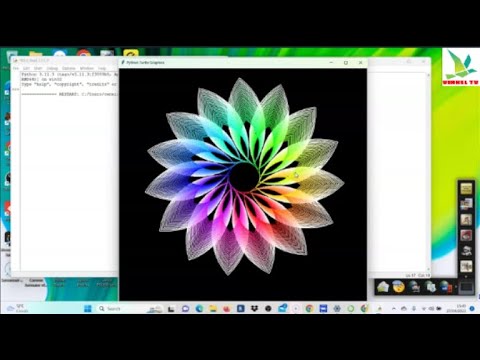 Flower %f0%9f%8c%b8 Drawing Using Python Codingpython Tutorial %f0%9f%98%b1 Shorts Python Pythontutorial