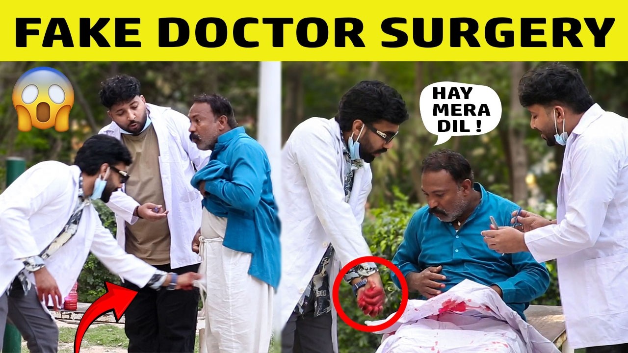 Doctor's Heart Surgery On Random People || by Sharik Shah & Iqbal Malik