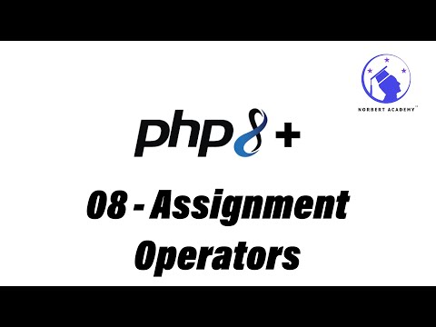 Php Tutorial 08 Assignment Operators 2024