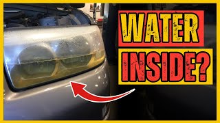 How to Fix a Headlight with Water or Moisture in it